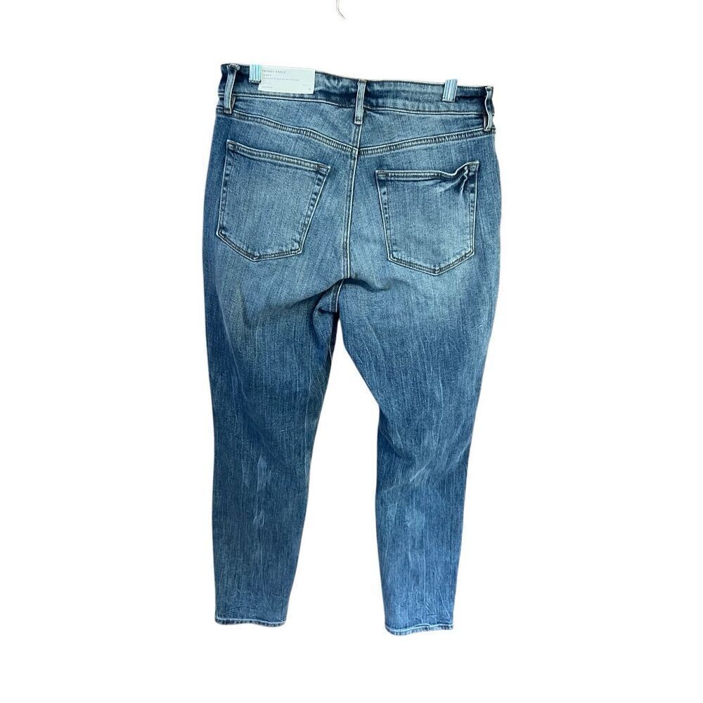 Loft Womans Skinny Ankle/Curvy/ Mid Rise Jeans Sz 8 NWT - Picture 2 of 7